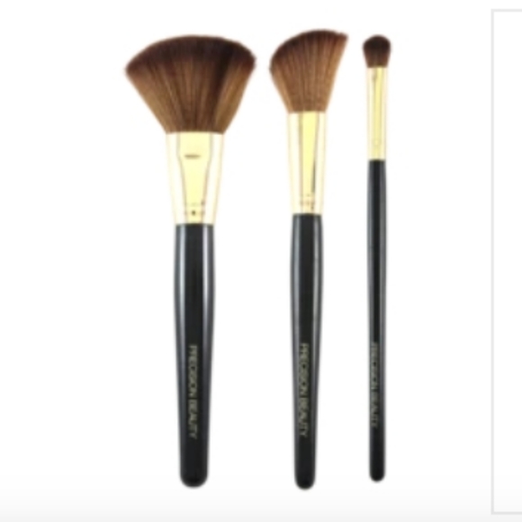 💥4/$20 SWISSCO Precision Beauty 3pc Brush Set - Picture 6 of 8